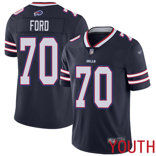 Youth Buffalo Bills #70 Cody Ford Limited Navy Blue Inverted Legend NFL Jersey